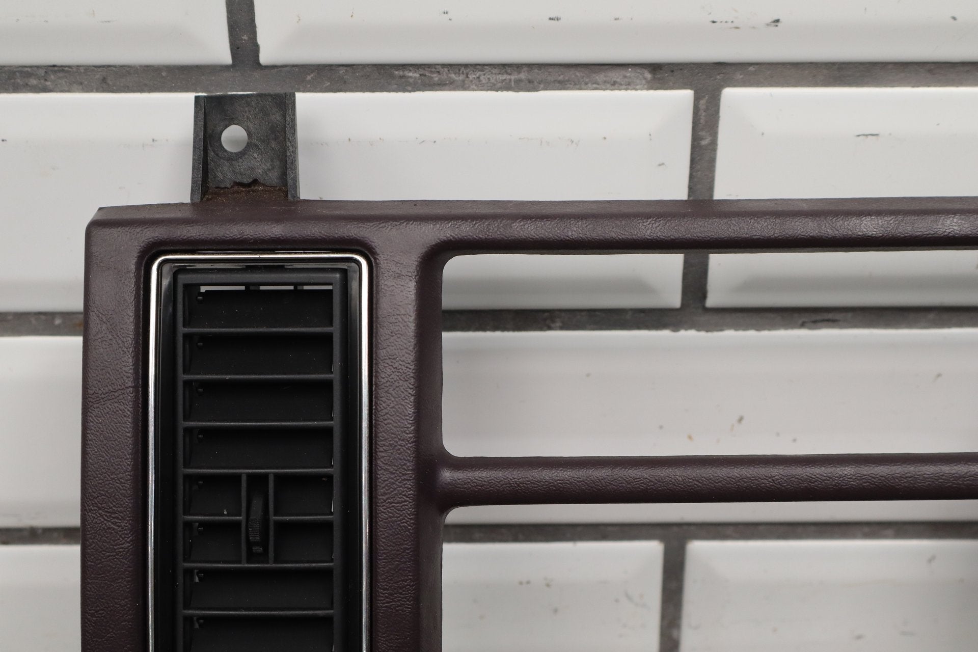 1993-1996 Cadillac Fleetwood Radio Bezel Bordeaux Red