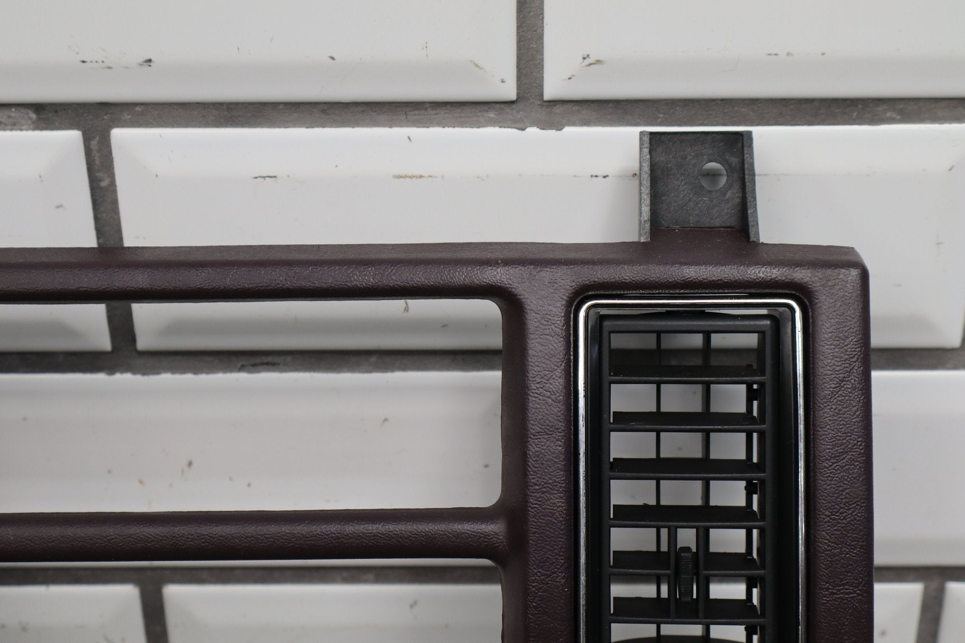 1993-1996 Cadillac Fleetwood Radio Bezel Bordeaux Red