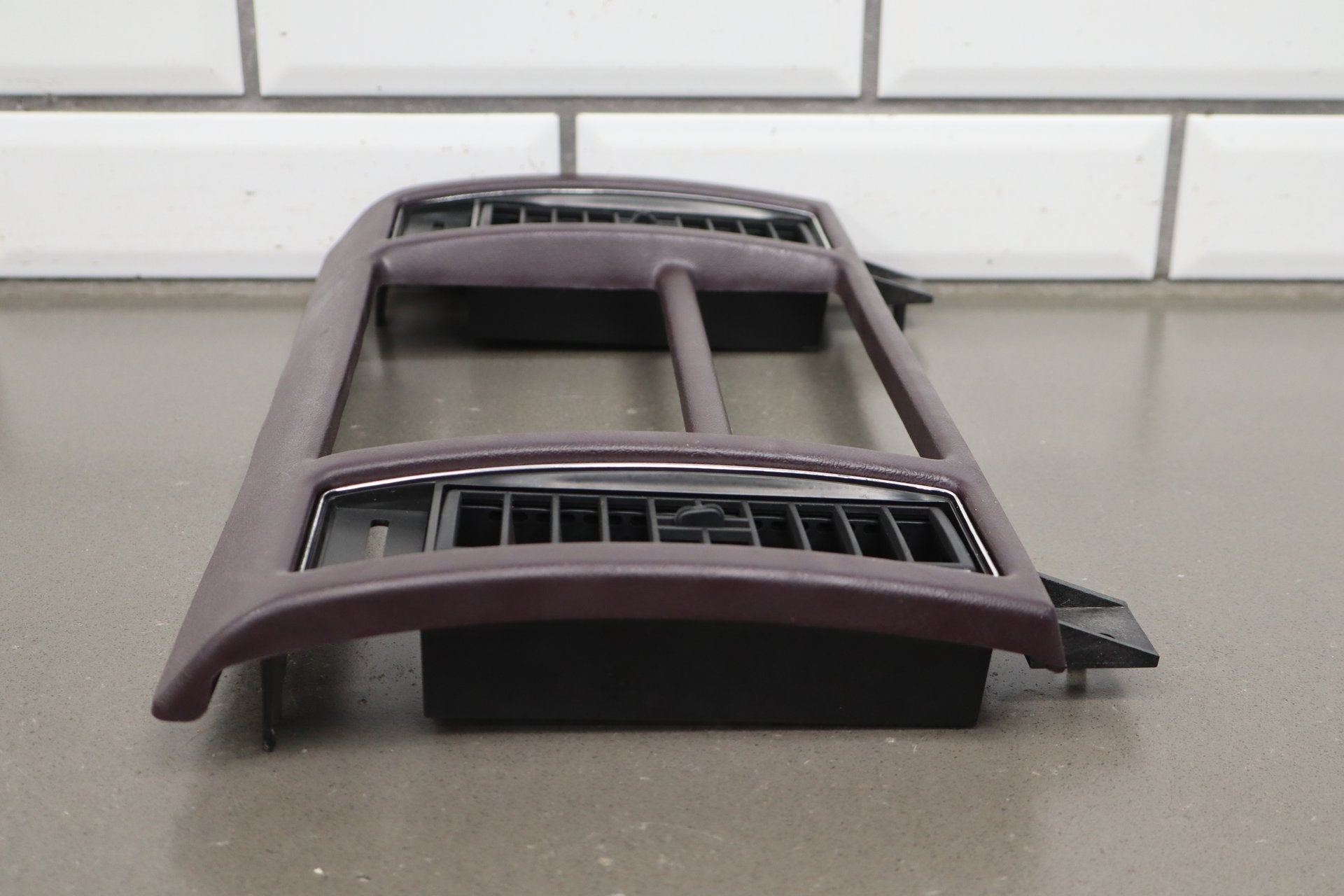 1993-1996 Cadillac Fleetwood Radio Bezel Bordeaux Red