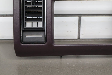 1993-1996 Cadillac Fleetwood Radio Bezel Bordeaux Red