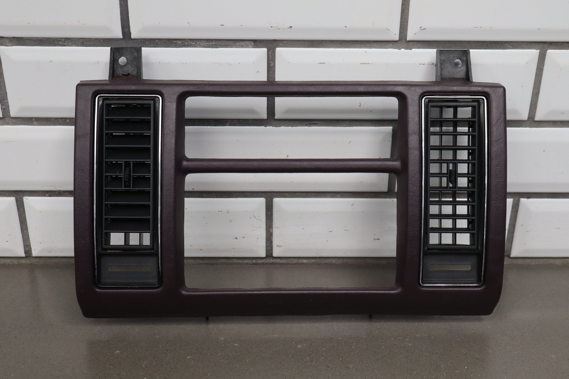 1993-1996 Cadillac Fleetwood Radio Bezel Bordeaux Red