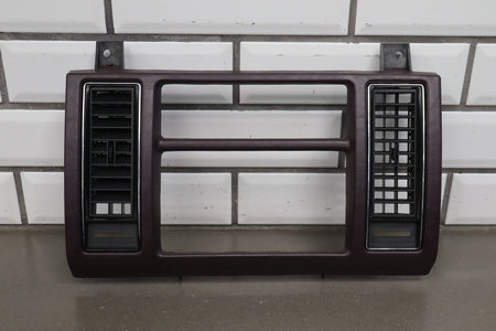 1993-1996 Cadillac Fleetwood Radio Bezel Bordeaux Red