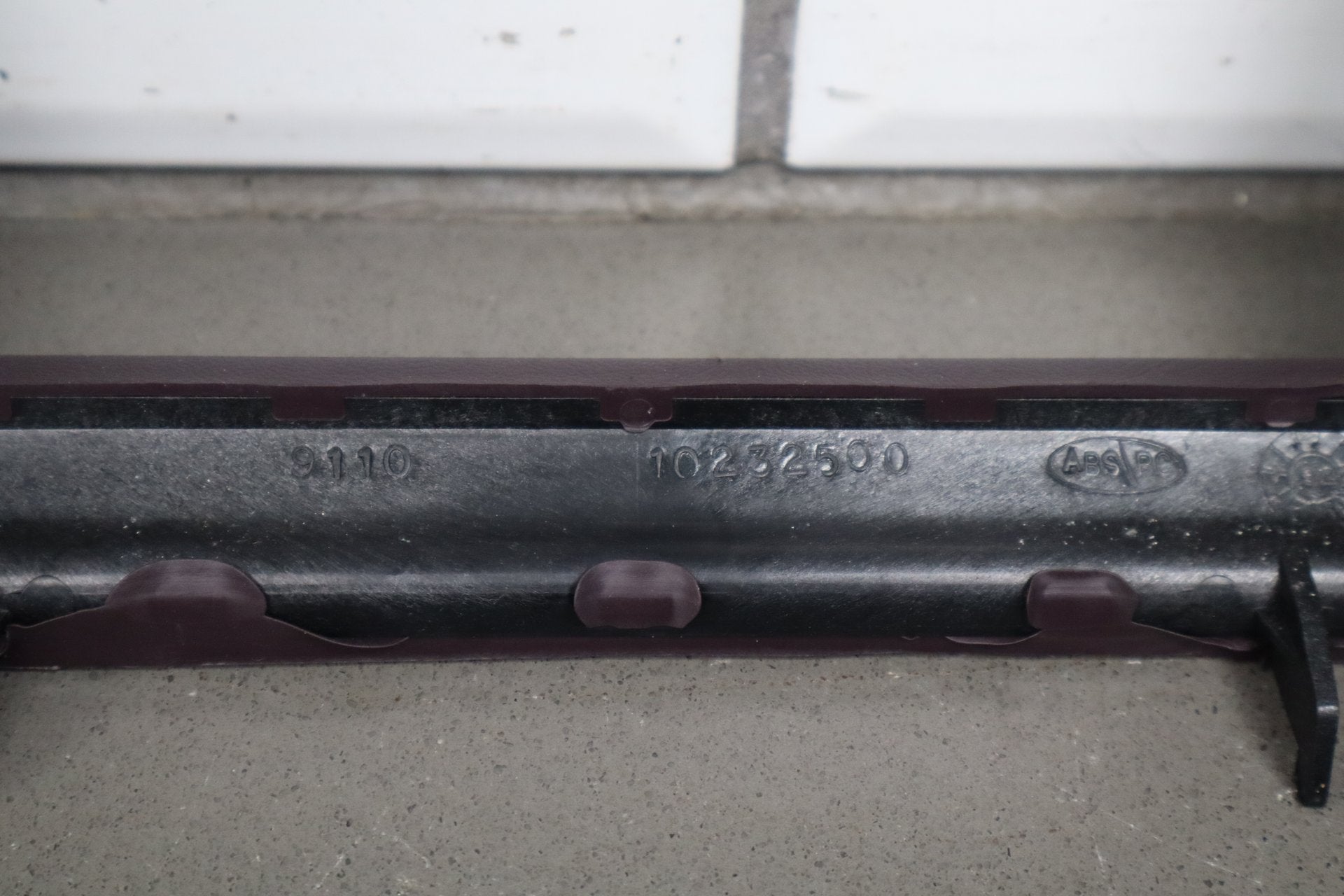 1993-1996 Cadillac Fleetwood Radio Bezel Bordeaux Red