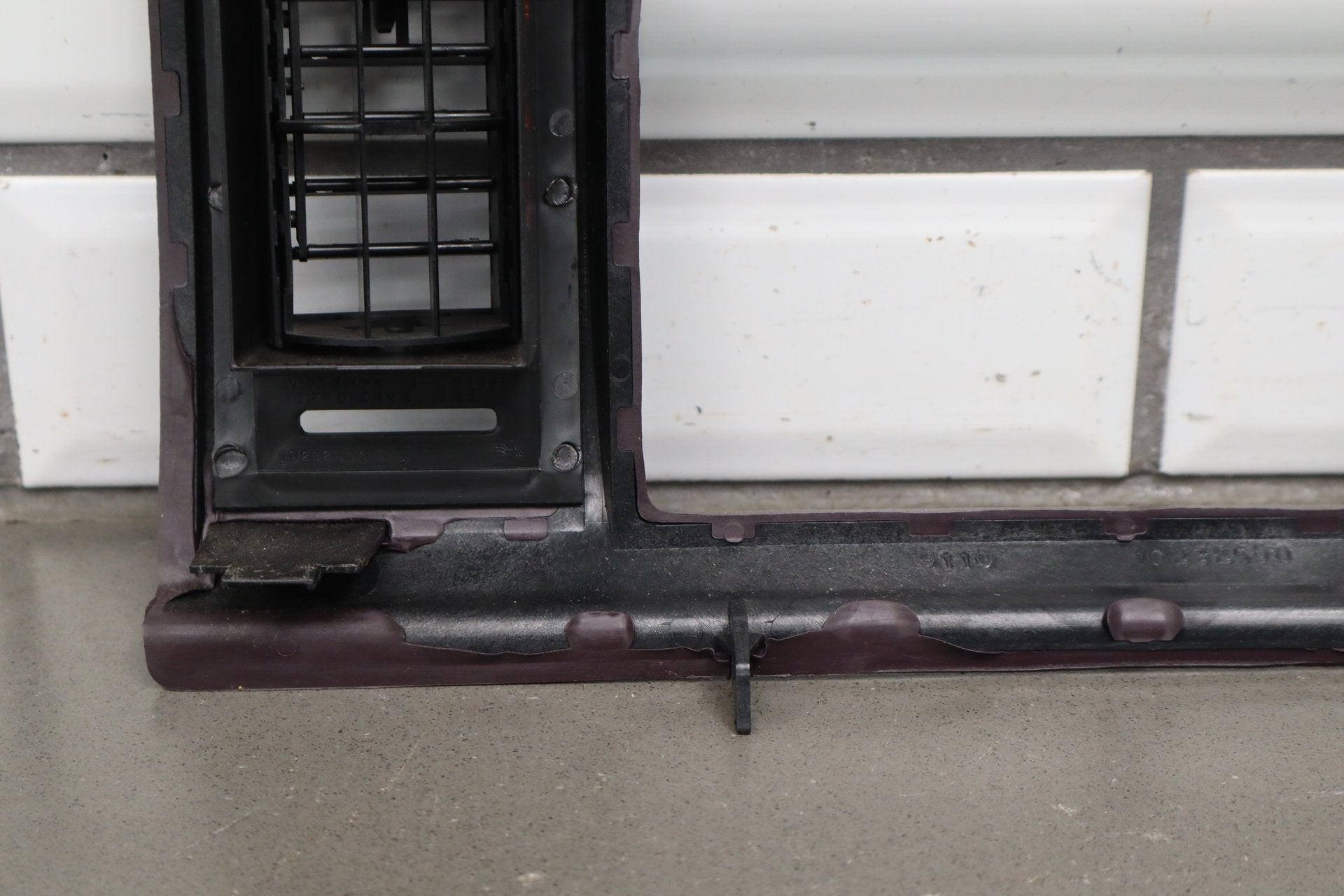 1993-1996 Cadillac Fleetwood Radio Bezel Bordeaux Red