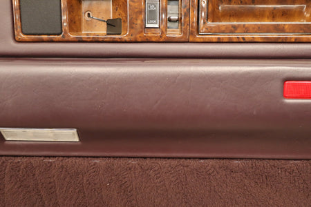 1993-1996 Cadillac Fleetwood Right Front Interior Trim Panel Bordeaux Red 75