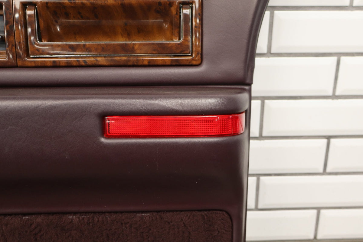 1993-1996 Cadillac Fleetwood Right Front Interior Trim Panel Bordeaux Red 75