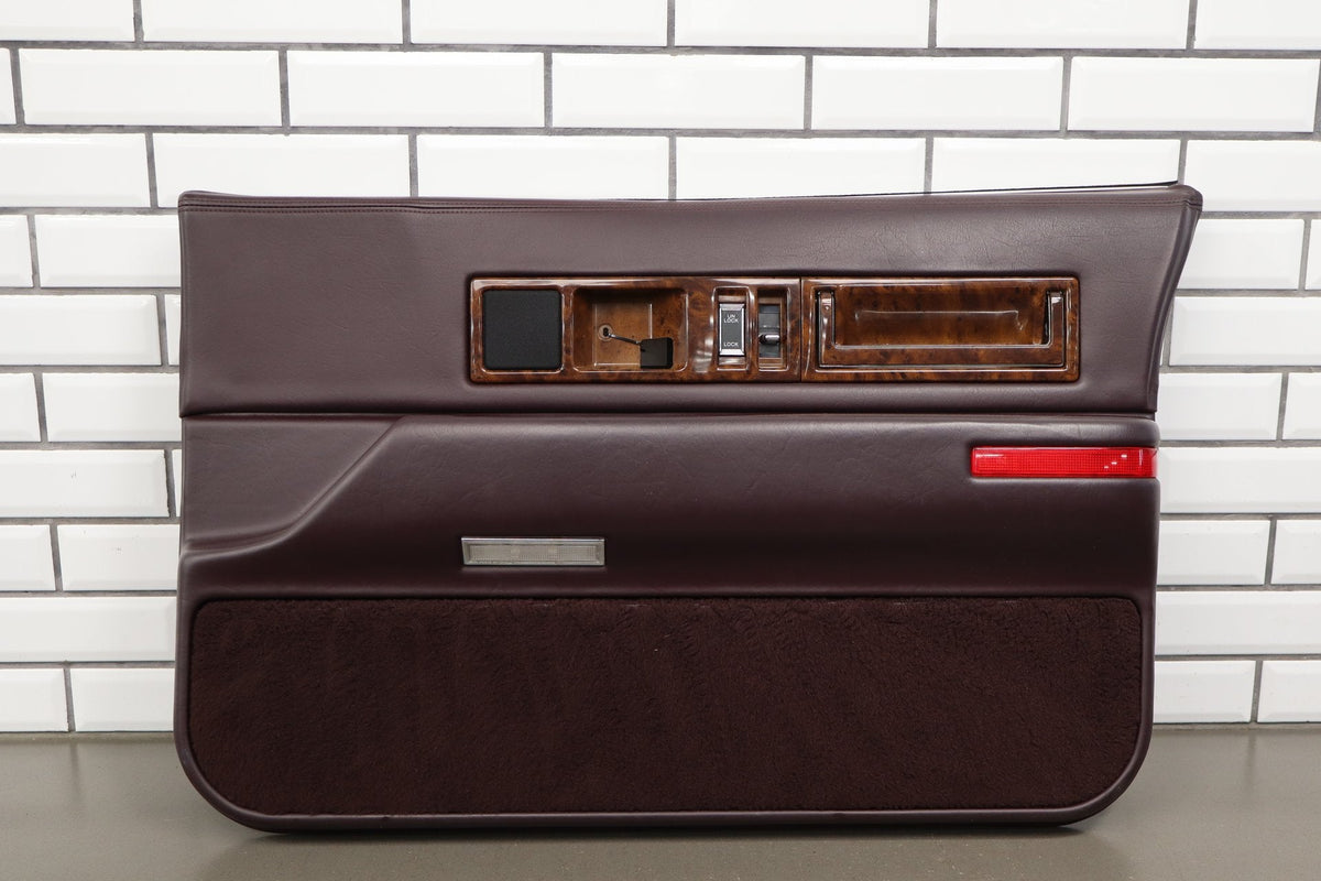 1993-1996 Cadillac Fleetwood Right Front Interior Trim Panel Bordeaux Red 75