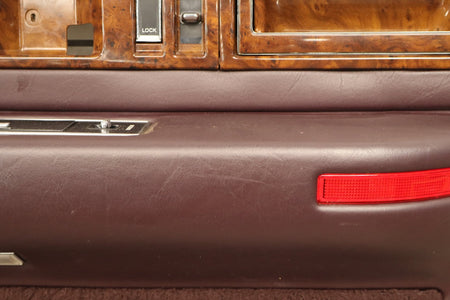 1993-1996 Cadillac Fleetwood Right Rear Interior Trim Panel Bordeaux Red 75