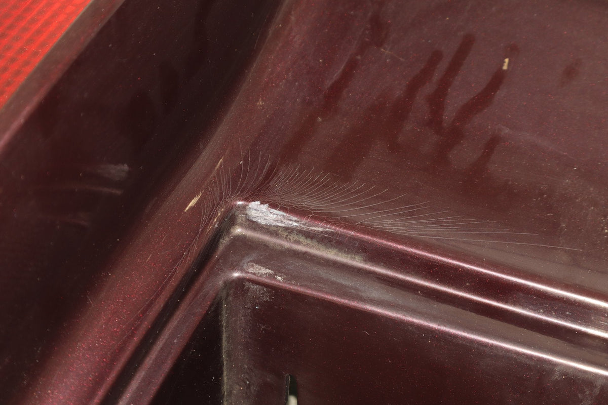 1993-1996 Cadillac Fleetwood Right Tail Light W/ Filler Panel Dark Cherry 77