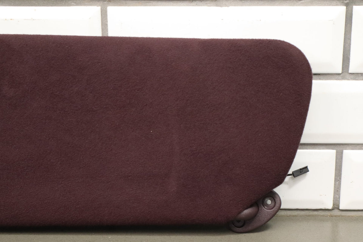 1993-1996 Cadillac Fleetwood Sun Visor Pair Bordeaux Red 75