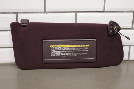 1993-1996 Cadillac Fleetwood Sun Visor Pair Bordeaux Red 75
