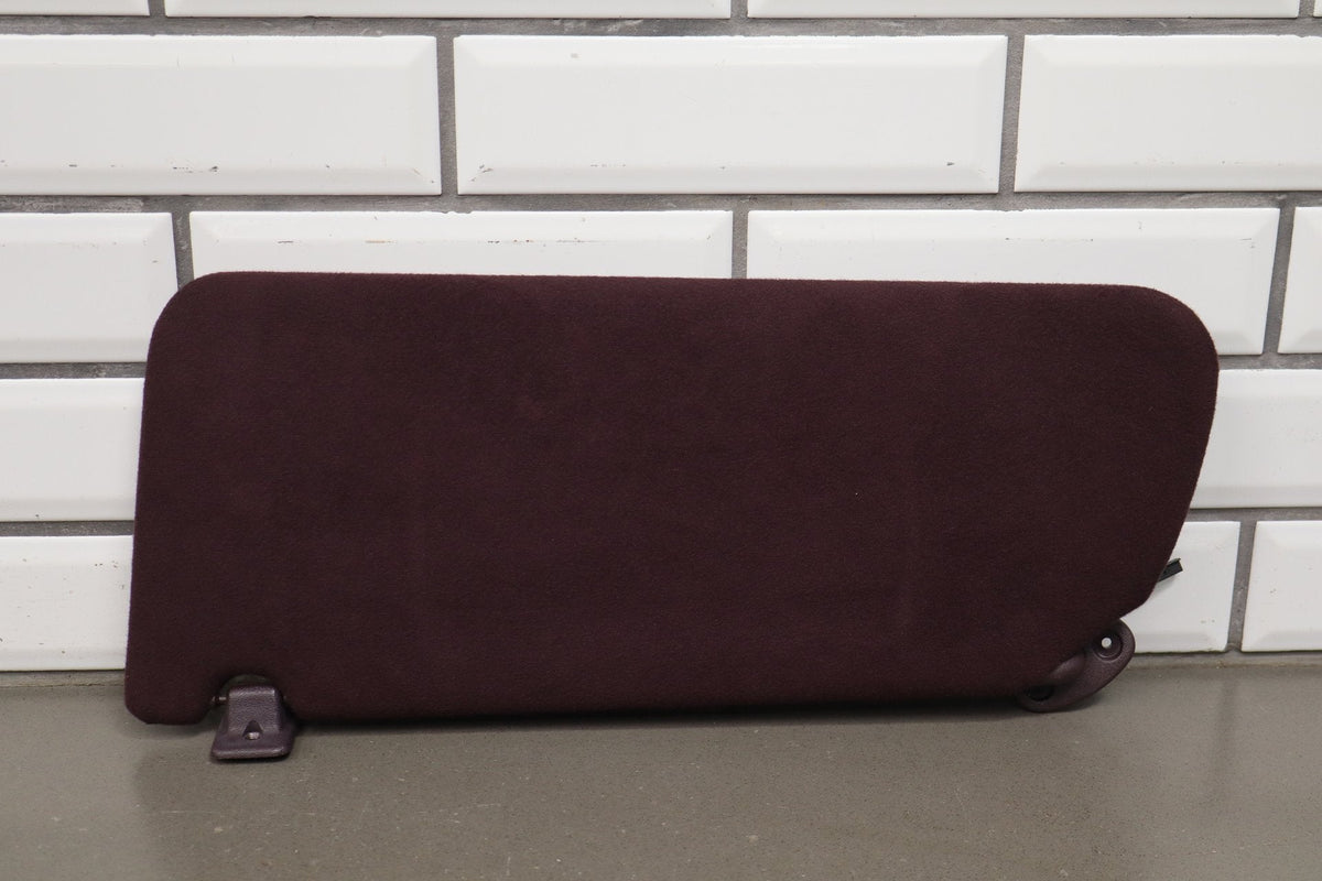 1993-1996 Cadillac Fleetwood Sun Visor Pair Bordeaux Red 75