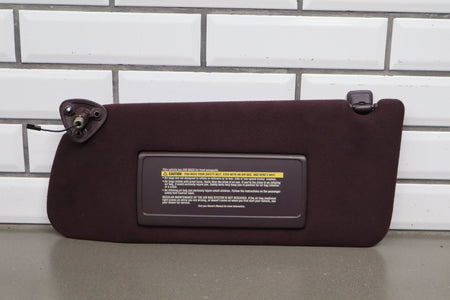 1993-1996 Cadillac Fleetwood Sun Visor Pair Bordeaux Red 75