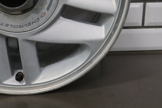 1993 - 1996 Camaro Single (1) 16x8 Silver 5 - Spoke Wheel W/Center Cap *Curb Rash*
