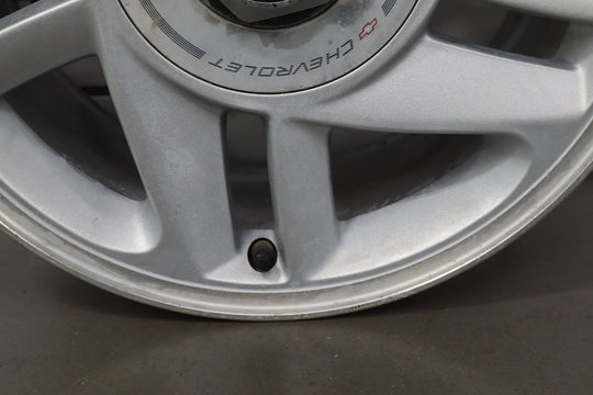 1993 - 1996 Camaro Single (1) 16x8 Silver 5 - Spoke Wheel W/Center Cap *Curb Rash*