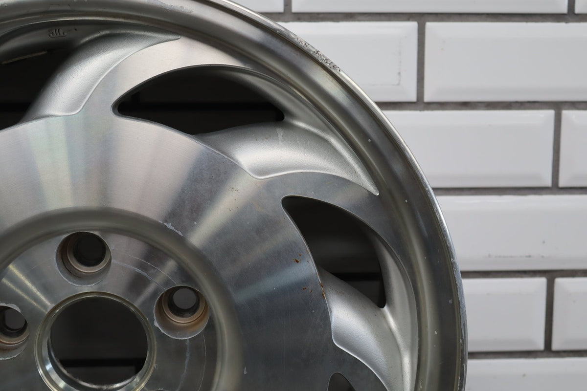 1993-1996 Chevrolet Corvette C4 LH Left 17x8.5 Machined Finish Sawblade WheelOEM