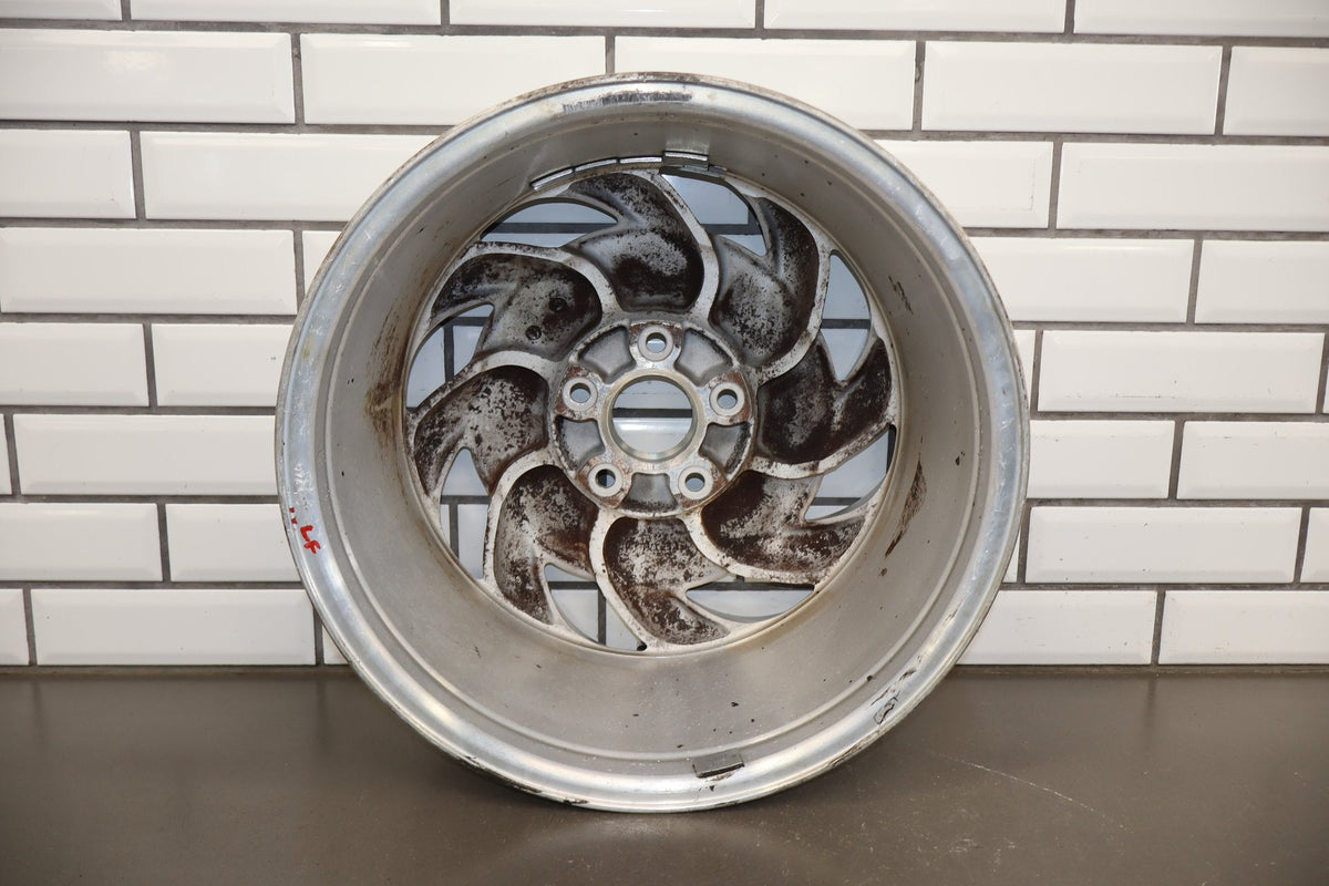 1993-1996 Chevrolet Corvette C4 LH Left 17x8.5 Machined Finish Sawblade WheelOEM