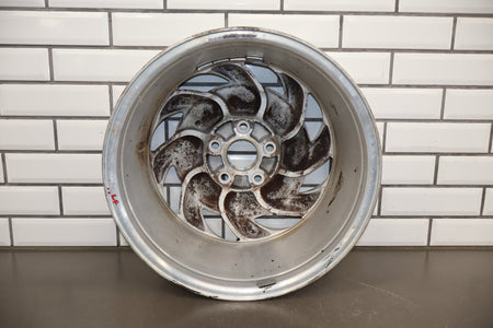1993-1996 Chevrolet Corvette C4 LH Left 17x8.5 Machined Finish Sawblade WheelOEM