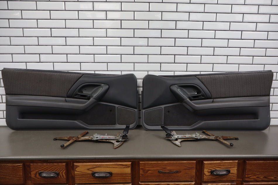 1993-2002 Chevrolet Camaro Pair- Front Trim Panels Gray