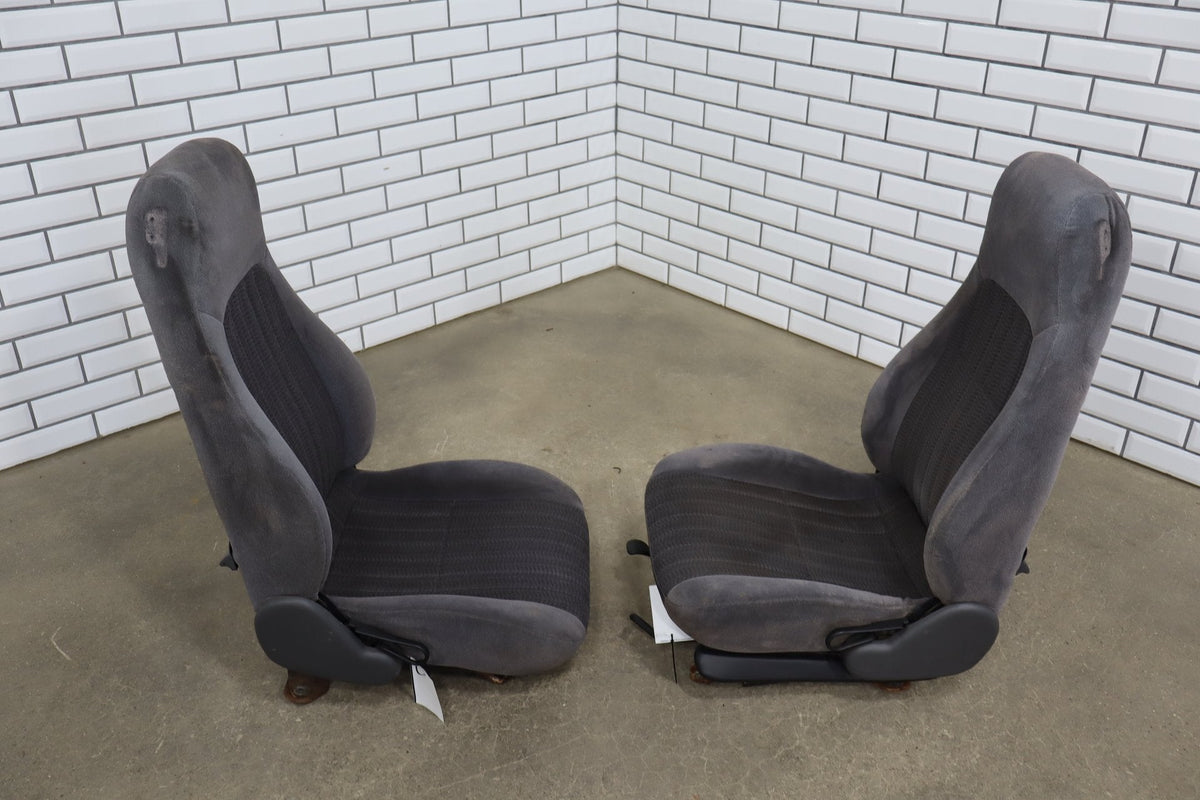 1993-2002 Chevrolet Camaro Z28 Cloth Manual Seat Set Gray 14B