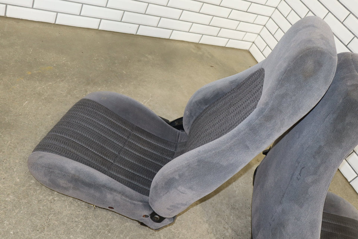 1993-2002 Chevrolet Camaro Z28 Cloth Manual Seat Set Gray 14B