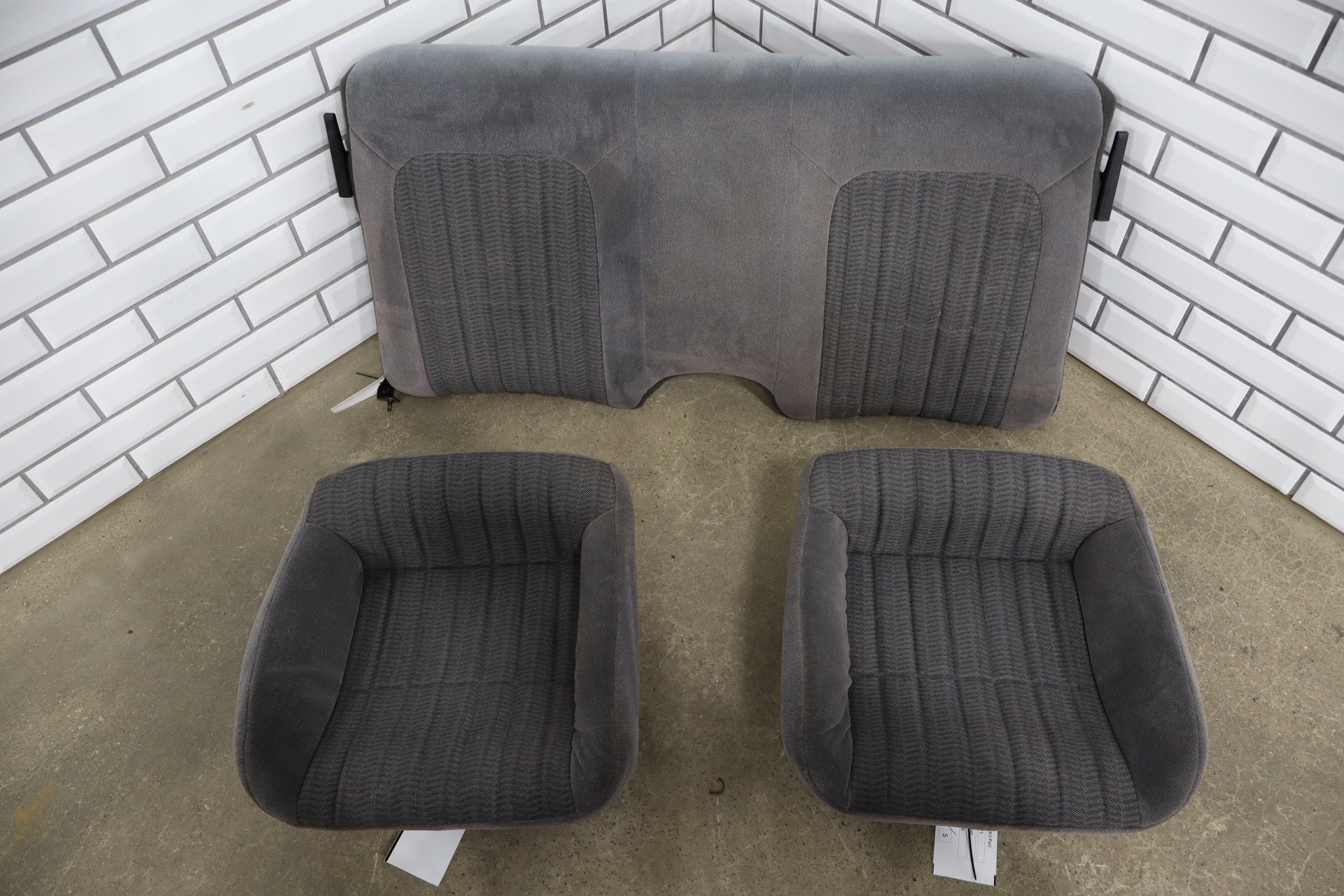 1993-2002 Chevrolet Camaro Z28 Cloth Manual Seat Set Gray 14B