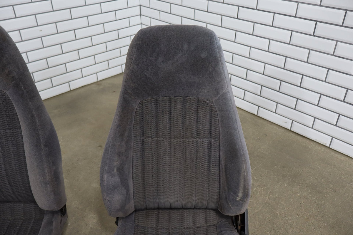 1993-2002 Chevrolet Camaro Z28 Cloth Manual Seat Set Gray 14B
