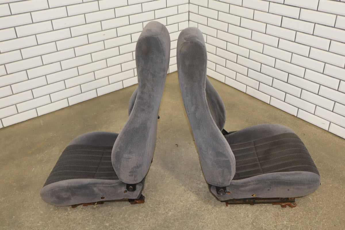 1993-2002 Chevrolet Camaro Z28 Cloth Manual Seat Set Gray 14B