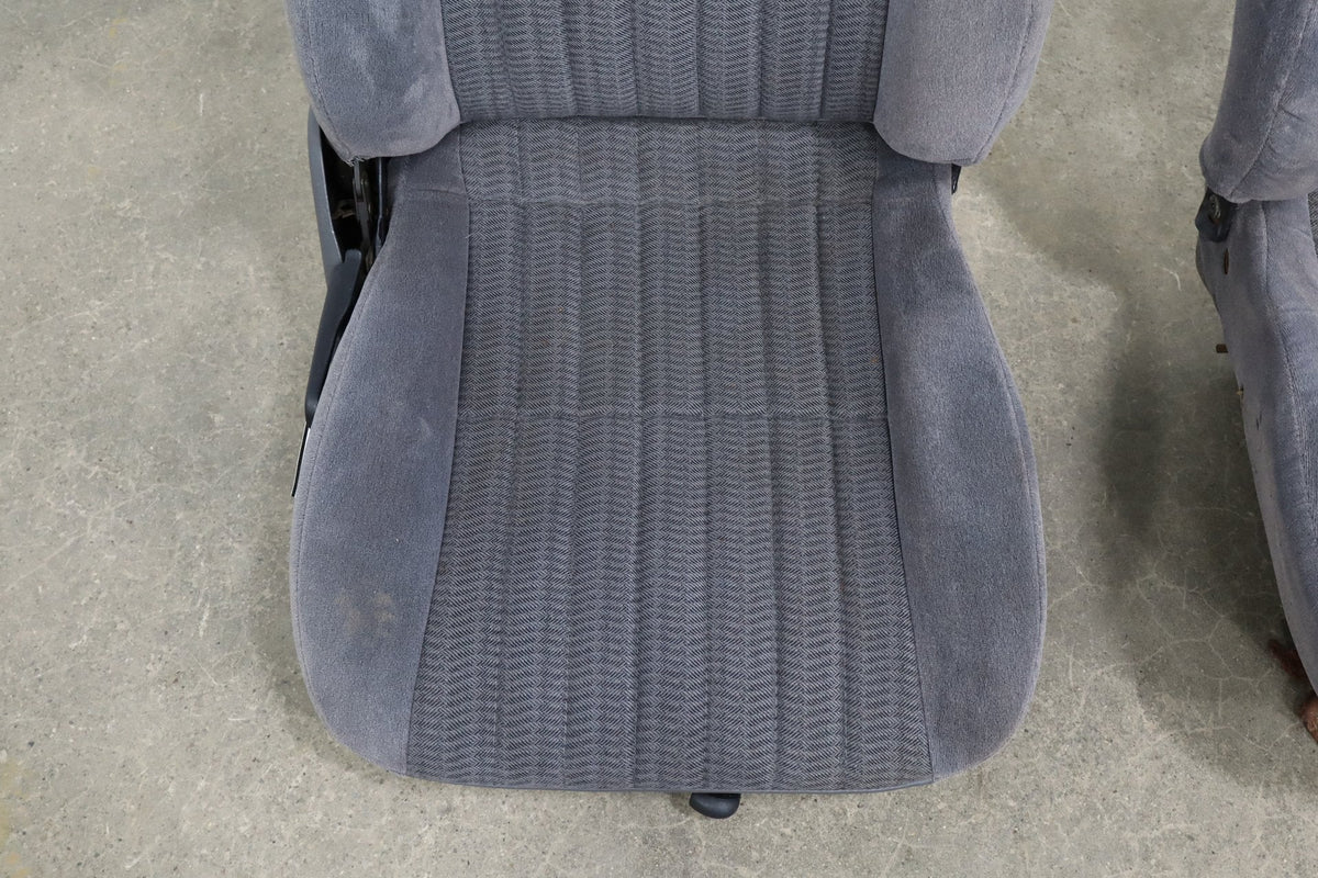 1993-2002 Chevrolet Camaro Z28 Cloth Manual Seat Set Gray 14B