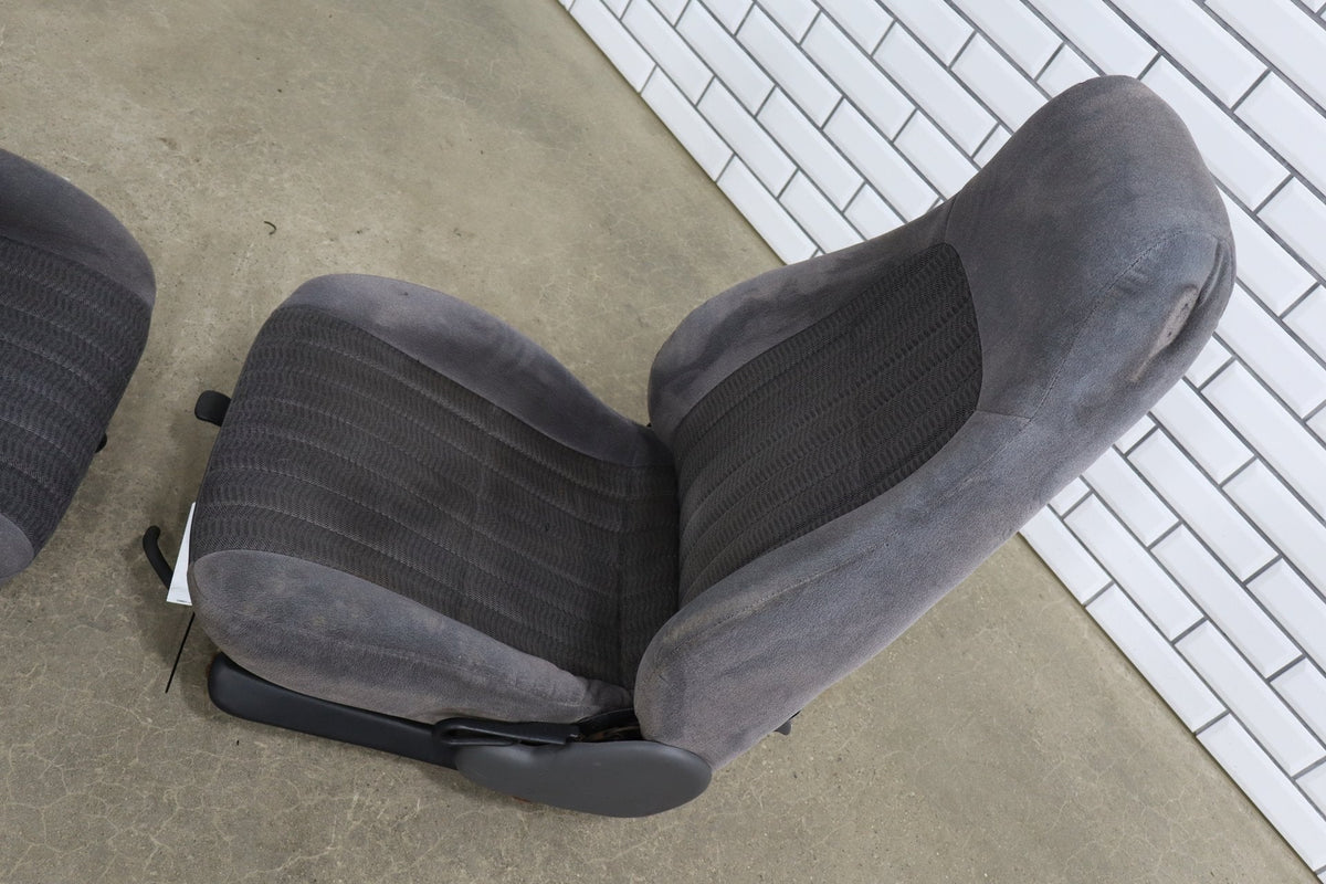 1993-2002 Chevrolet Camaro Z28 Cloth Manual Seat Set Gray 14B