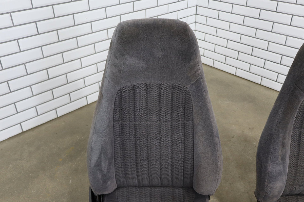 1993-2002 Chevrolet Camaro Z28 Cloth Manual Seat Set Gray 14B