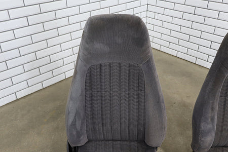 1993-2002 Chevrolet Camaro Z28 Cloth Manual Seat Set Gray 14B