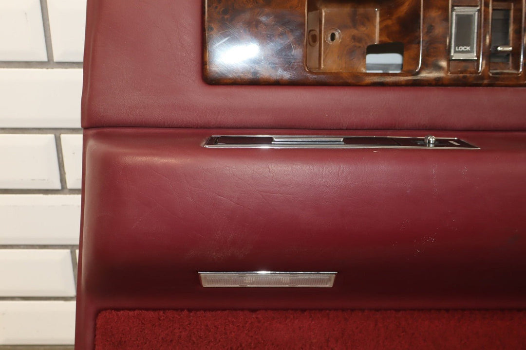 1993 Cadillac Fleetwood Brougham Right Rear Door Panel Garnet Red 783 10162792