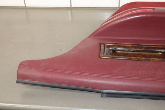 1993 Cadillac Fleetwood Brougham Right Rear Door Panel Garnet Red 783 10162792