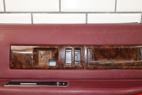 1993 Cadillac Fleetwood Brougham Right Rear Door Panel Garnet Red 783 10162792