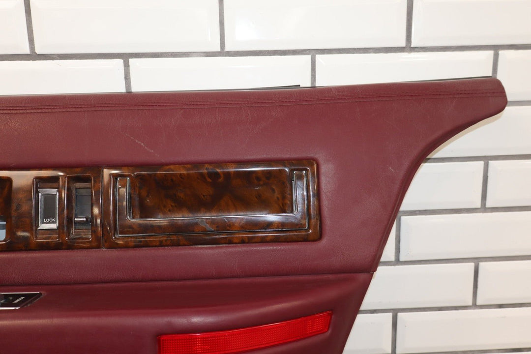 1993 Cadillac Fleetwood Brougham Right Rear Door Panel Garnet Red 783 10162792