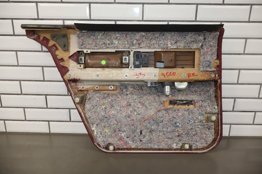 1993 Cadillac Fleetwood Brougham Right Rear Door Panel Garnet Red 783 10162792