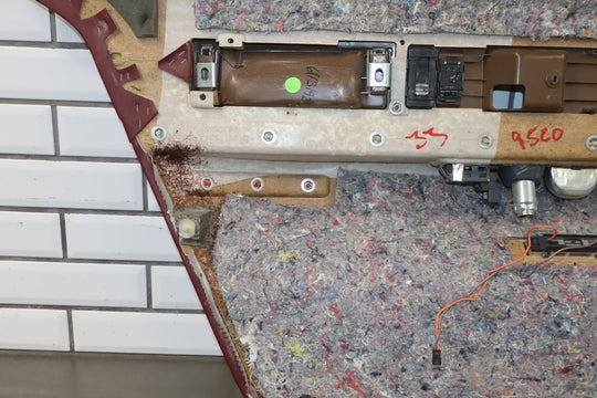 1993 Cadillac Fleetwood Brougham Right Rear Door Panel Garnet Red 783 10162792