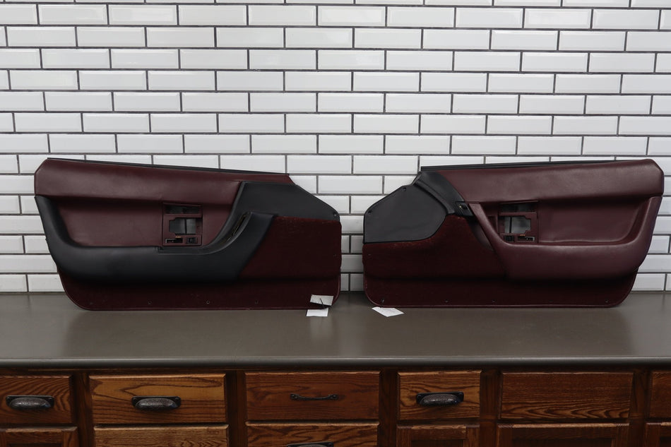 1993 Chevrolet Corvette 40th Anniversary Edition Pair - Front Trim Panels Ruby