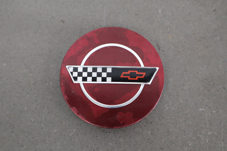 1993 Chevrolet Corvette 40th Anniversary Wheel Centre Caps OEM Worn
