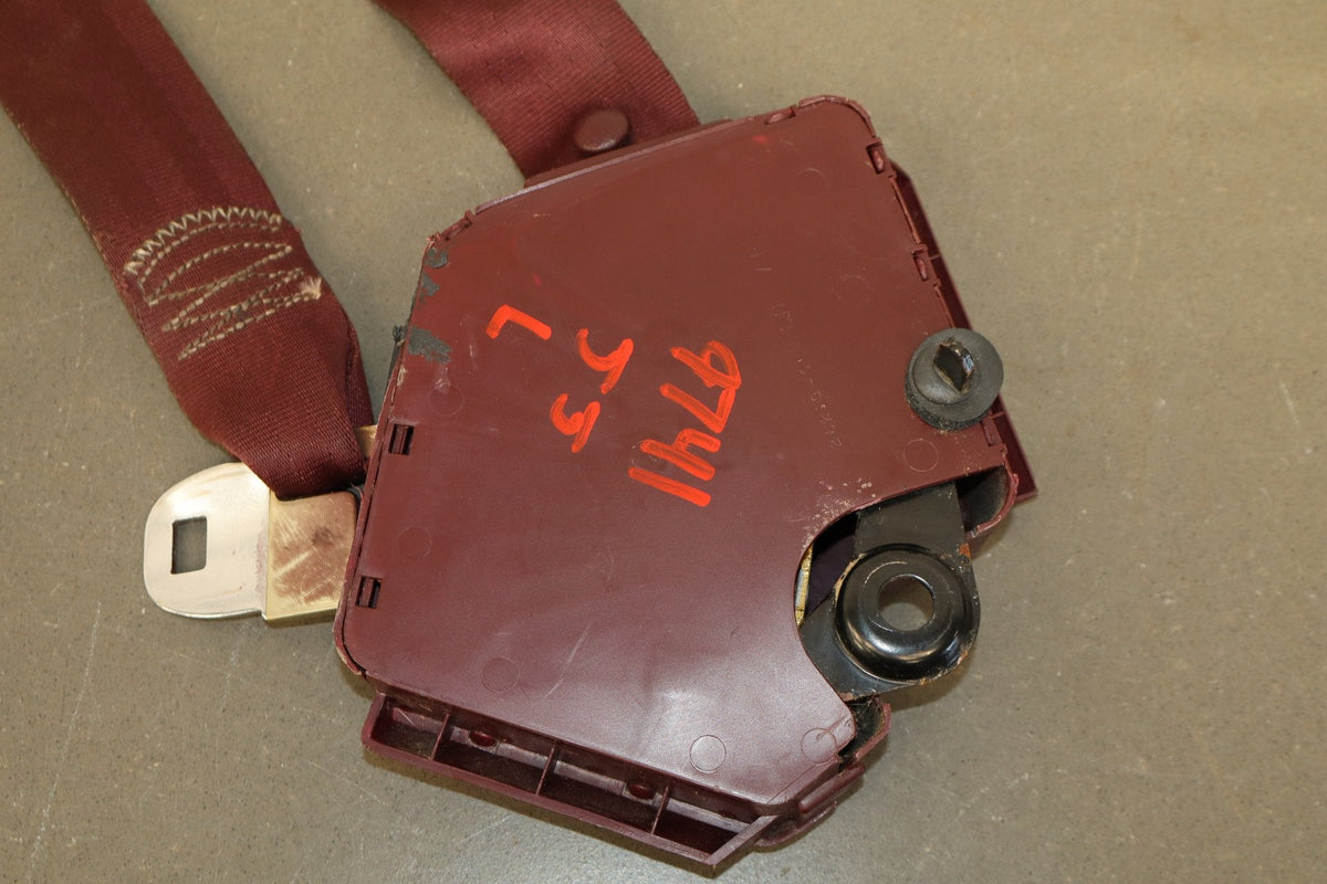 1993 Chevrolet Corvette Pair- Front Seat Belts Ruby Red
