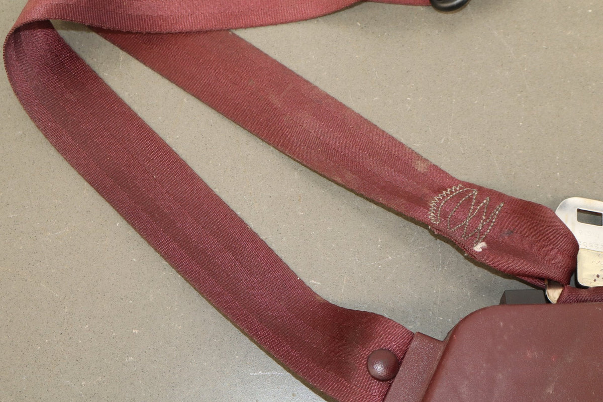1993 Chevrolet Corvette Pair- Front Seat Belts Ruby Red