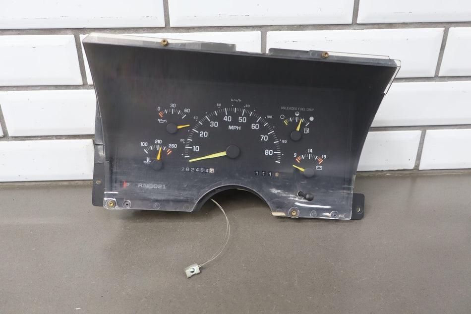 1993 Chevrolet Silverado 1500 OBS GMT400- Speedometer Cluster Assembly OEM