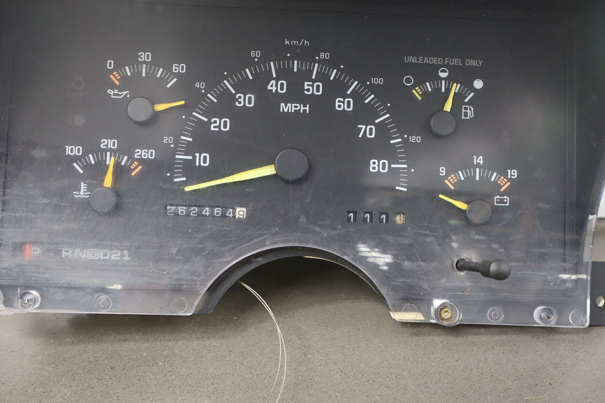 1993 Chevrolet Silverado 1500 OBS GMT400- Speedometer Cluster Assembly OEM