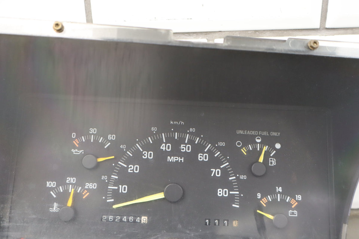 1993 Chevrolet Silverado 1500 OBS GMT400- Speedometer Cluster Assembly OEM