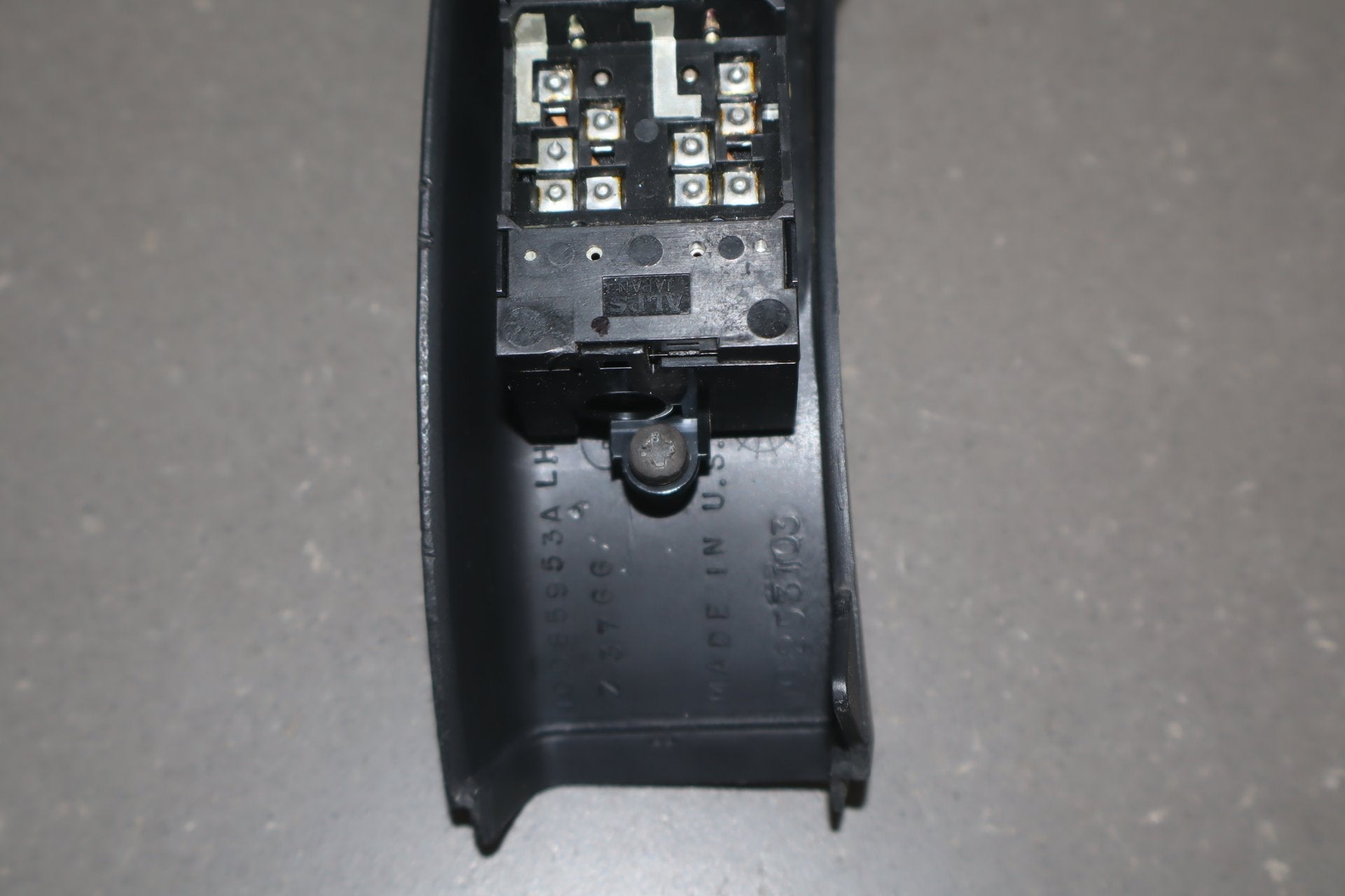 1994-1996 Chevrolet Corvette C4- Front Door Window, Mirror Switch W/ Bezel