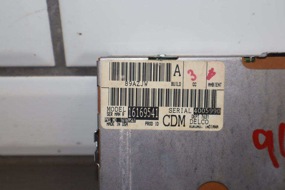 1994 Chevrolet Corvette Radio Module 16169541