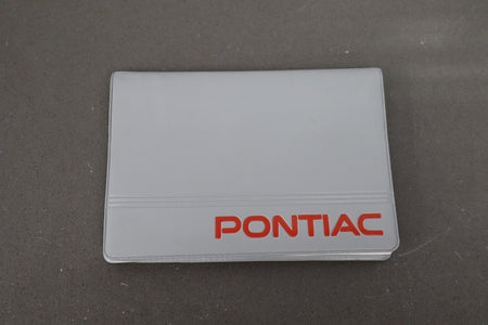 1994 Pontiac Grand Prix Owners Manual Set With Pouch