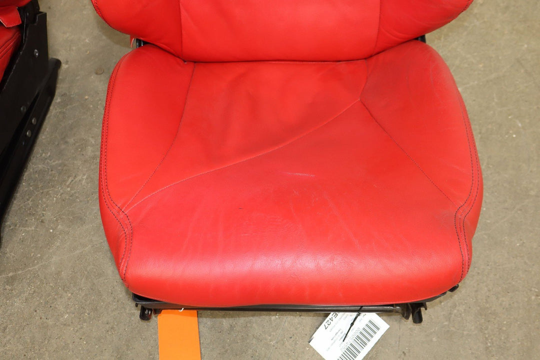 1995 - 1996 C4 Corvette Pair LH&RH Power Leather Bucket Seats *Torch Red*