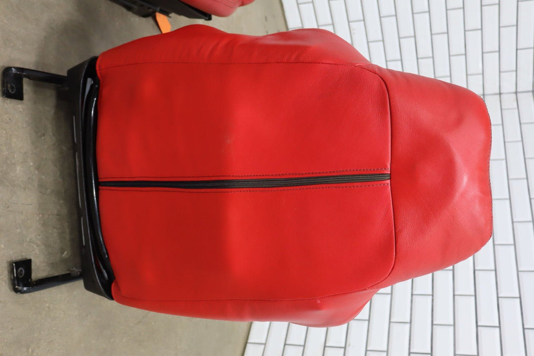 1995 - 1996 C4 Corvette Pair LH&RH Power Leather Bucket Seats *Torch Red*